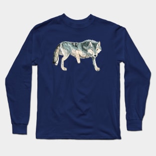 Totem Polar wolf ( albus ) Siberian Long Sleeve T-Shirt